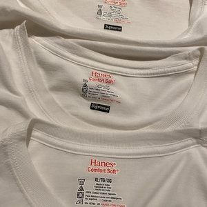 Supreme Hanes 3 pack